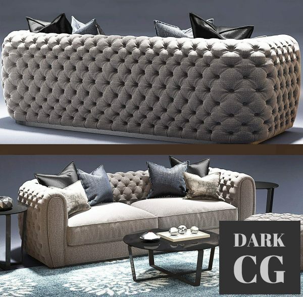 3D Model The Sofa and Chair Company Cromwell Table