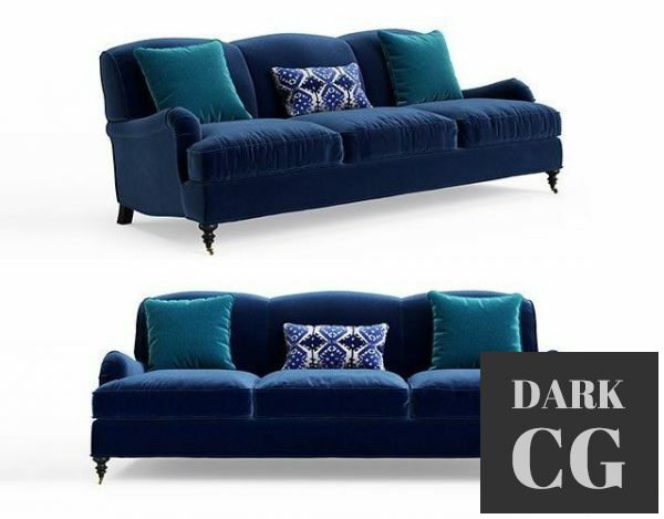3D Model Williams Sonoma Bedford Sofa