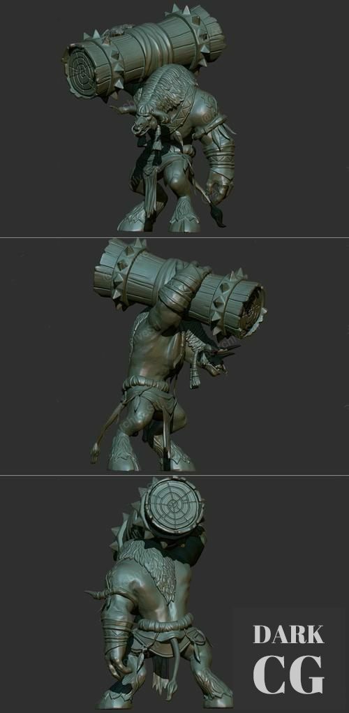 World of Warcraft Tauren – 3D Print