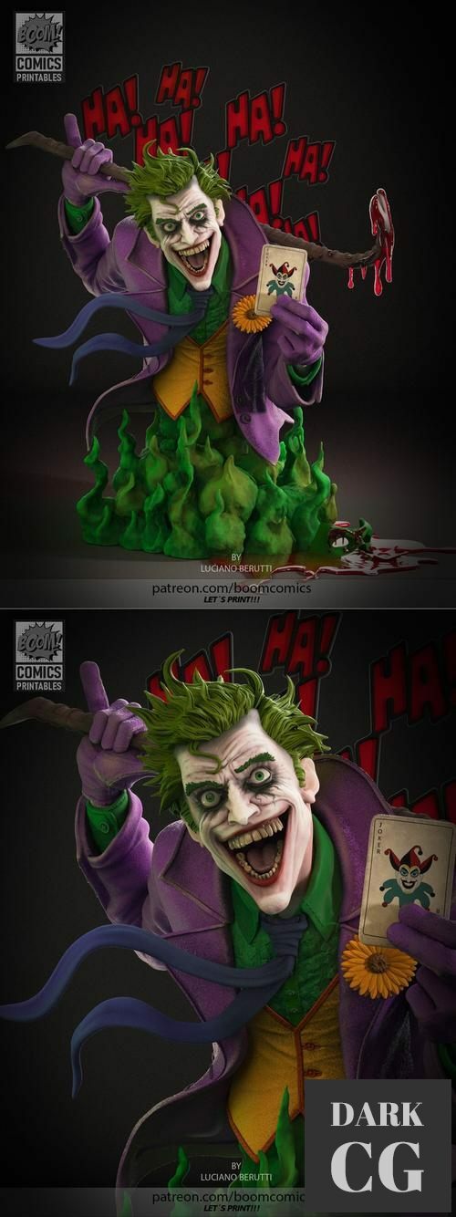 Joker Bust – 3D Print