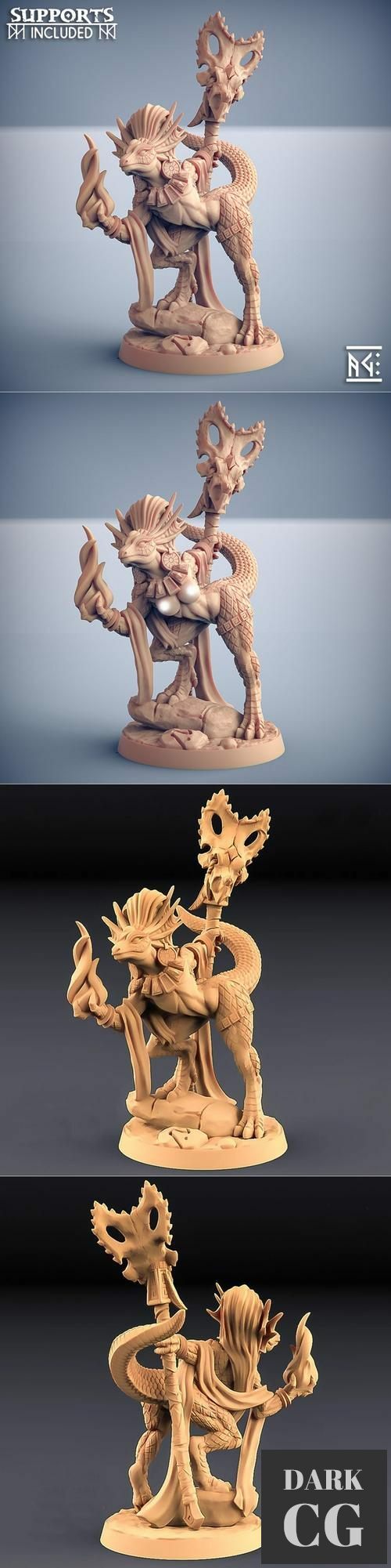 Coaxoch the Duchess Lizards Beauty – 3D Print