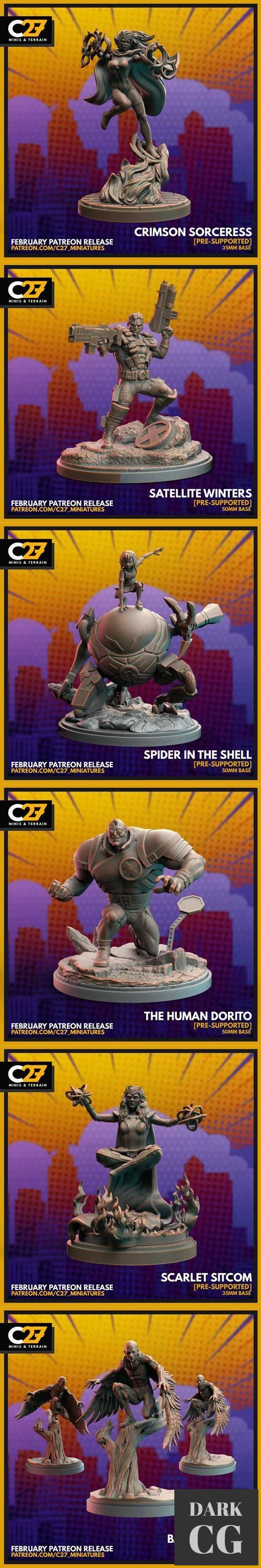 C27 - Miniatures Loot Crate February 2022 – 3D Print