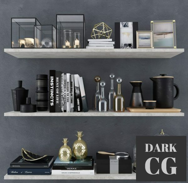 3D Model Decorative set 119