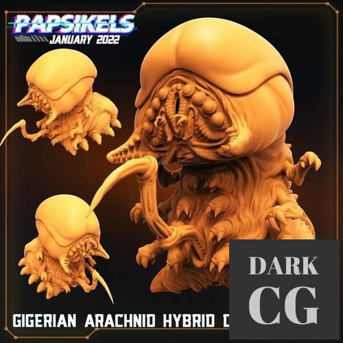 Gigerian Arachnid Hybrid Defiler – 3D Print