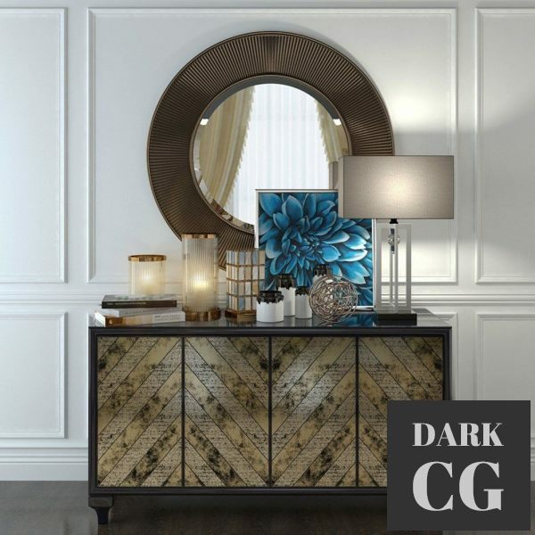 3D Model Houzz decor set 02