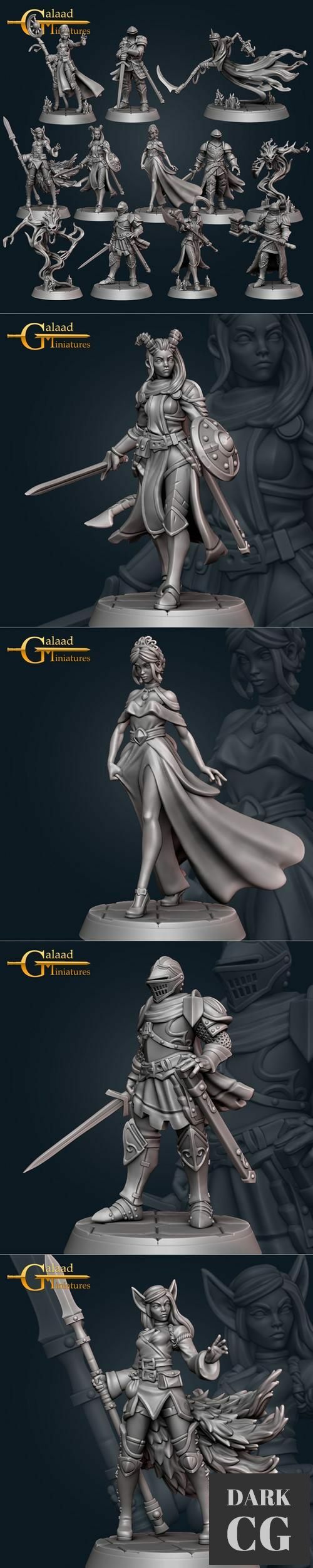 Galaad Miniatures December 2021 – 3D Print