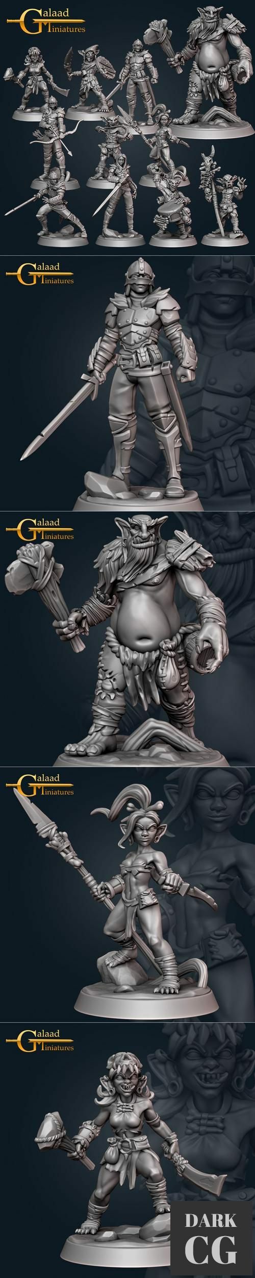 Galaad Miniatures January 2022 – 3D Print