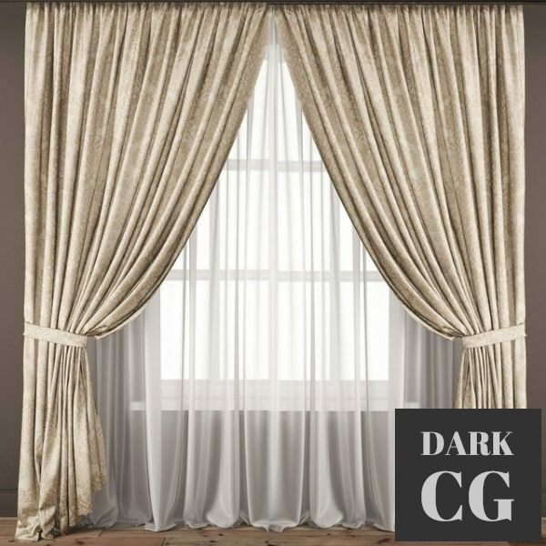 3D Model Curtain 92