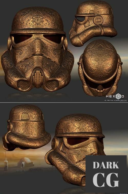 Carved Trooper – 3D Print