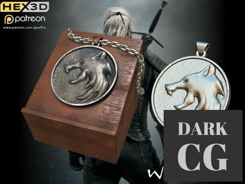 Witchers Pendant – 3D Print