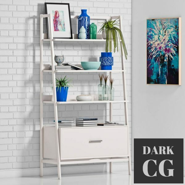 3D Model Decorative shelf 1