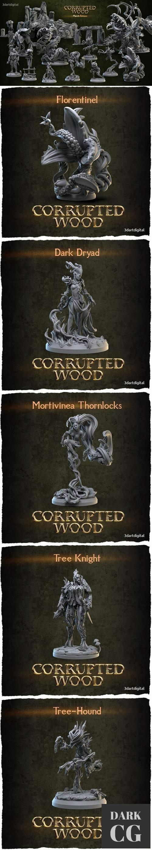 3DArtDigital - Corrupted Wood – 3D Print