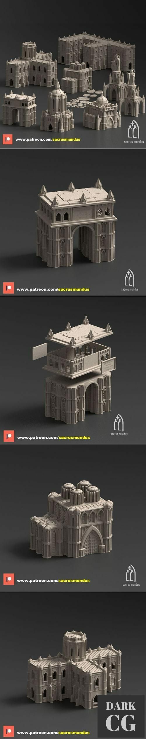 Augusta. The Holy City (cathedral) – 3D Print