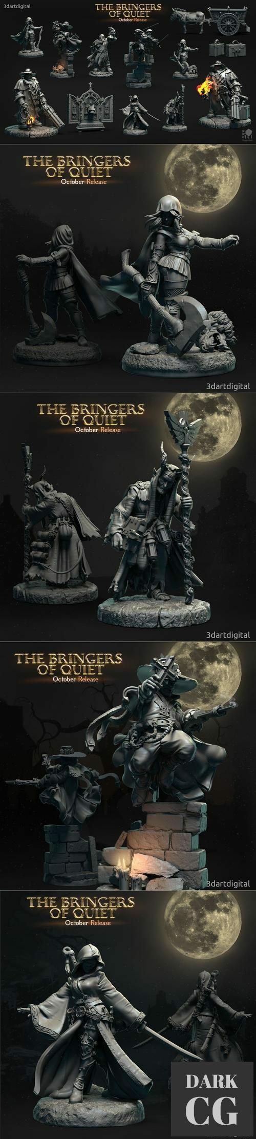 3DArtDigital - The Bringers of Quiet – 3D Print