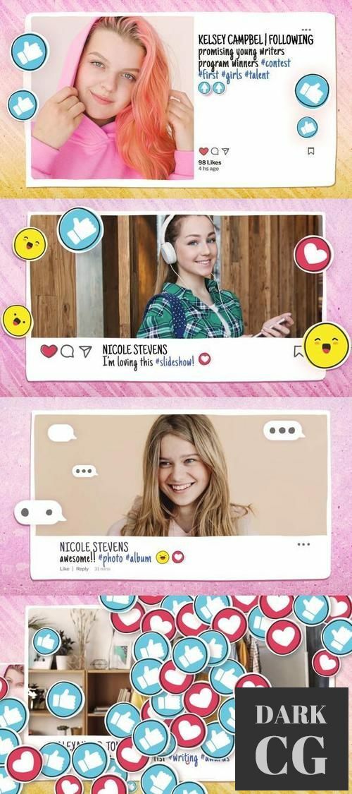 Social Media Slideshow Handmade Emoji 36686336