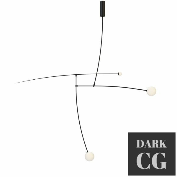 3D Model Mobile Chandelier 14 by Michael Anastassiades