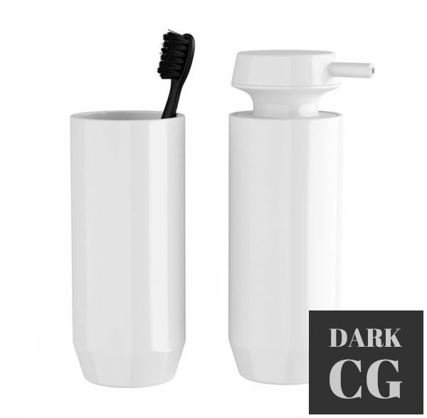 3D Model SUII Mug and Soap Dispenser by Zone Denmark