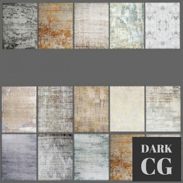 3D Model Collection of carpets 12