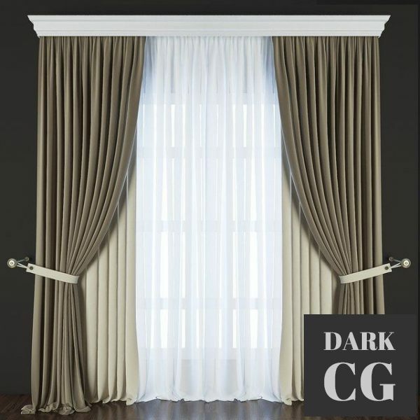 3D Model Curtain 192