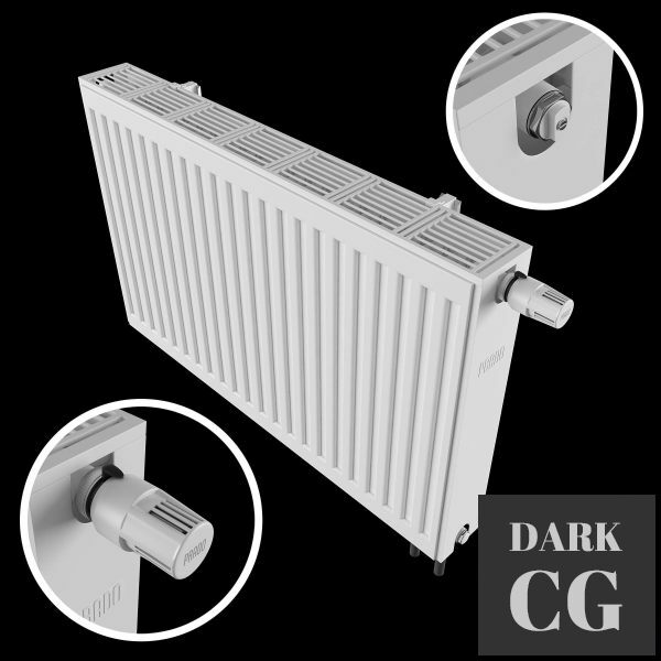 3D Model Steel panel radiators Prado Universal