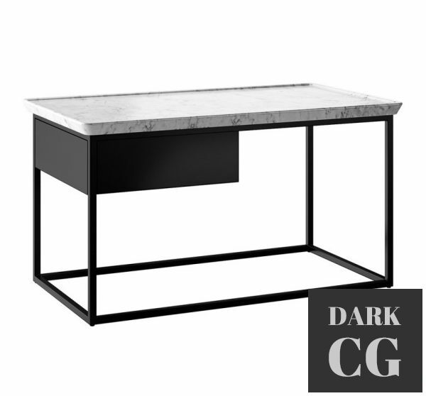 3D Model 934 Coffee Table with Storage Space by Rolf Benz