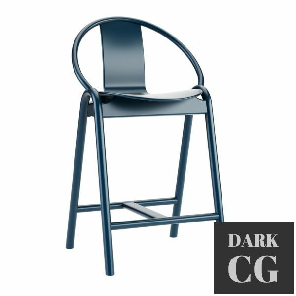 3D Model Again Lower Barstool 311 by Ton