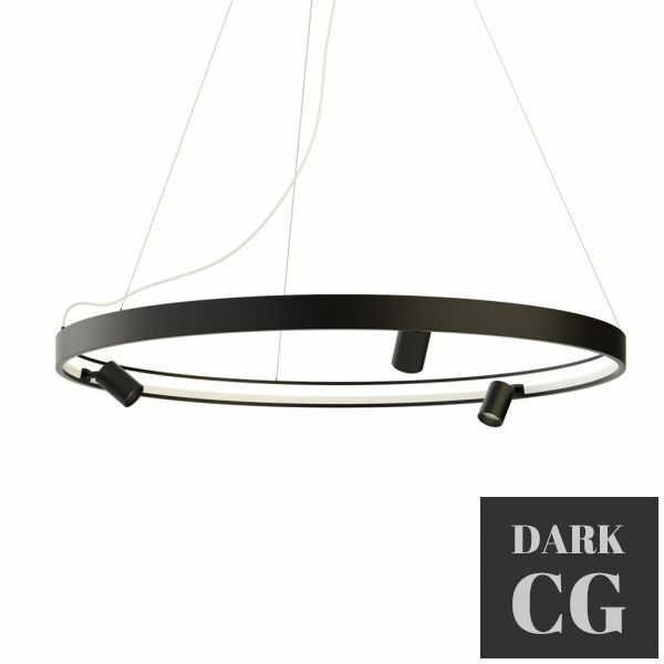 3D Model Arena Suspension Lamp 100 by Panzeri