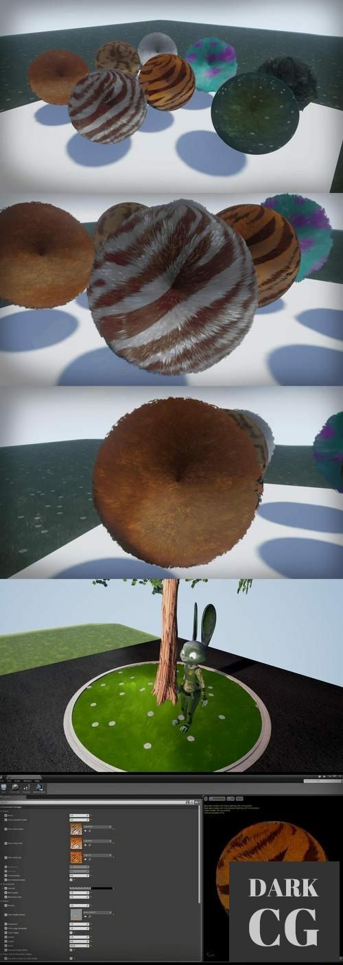 Unreal Engine Advanced Fur Shader