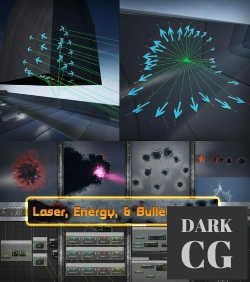 Unreal Engine Advanced Laser and Bullet Decals