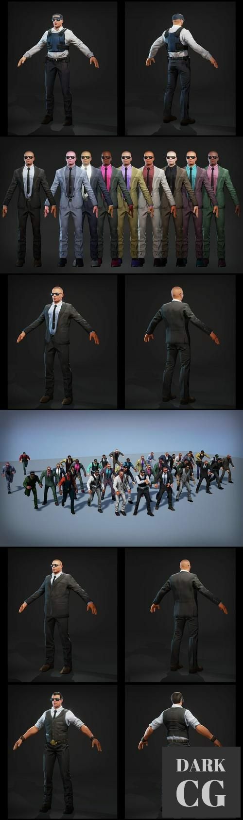 Unreal Engine Agents Characters Pack