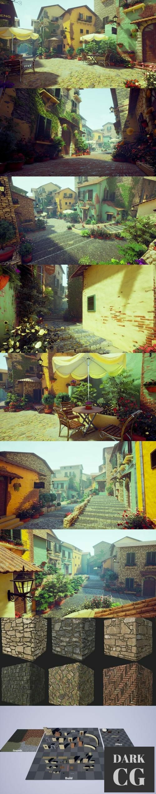 Unreal Engine Ancient Towns