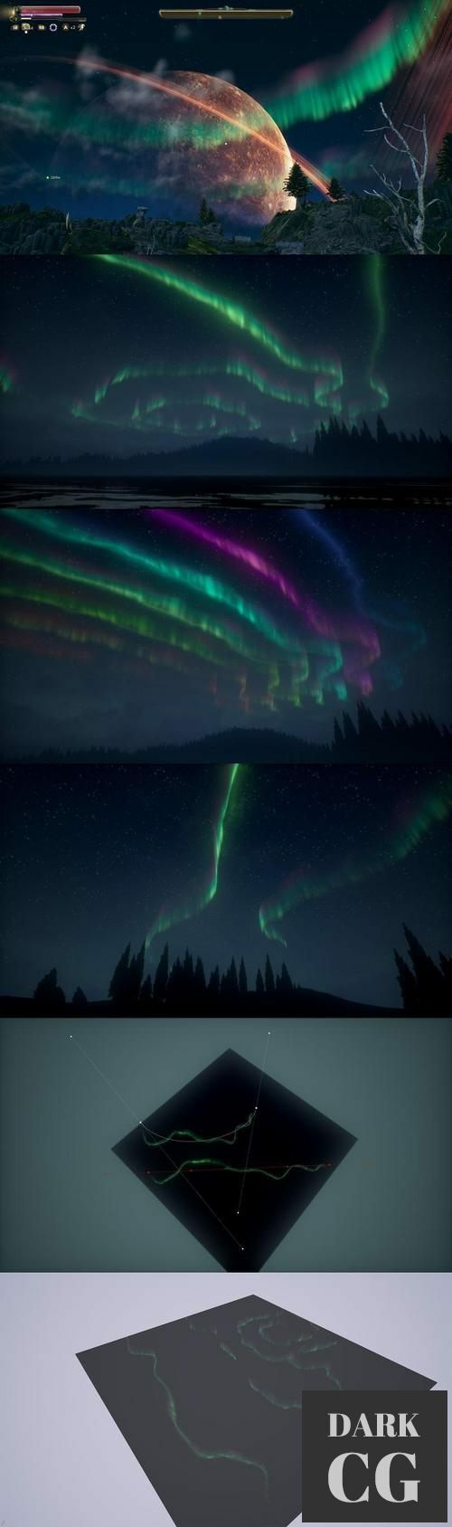 Unreal Engine Aurora Borealis