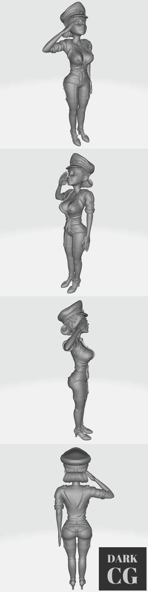 Army Girl – 3D Print