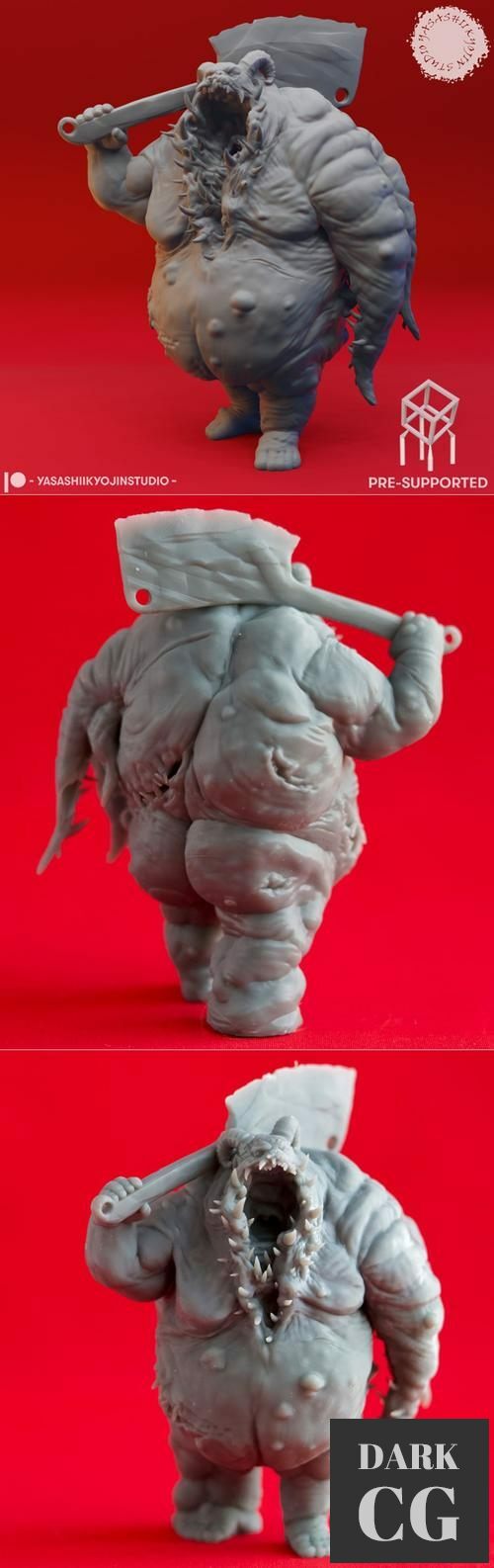 Gluttony - Tabletop Miniature – 3D Print