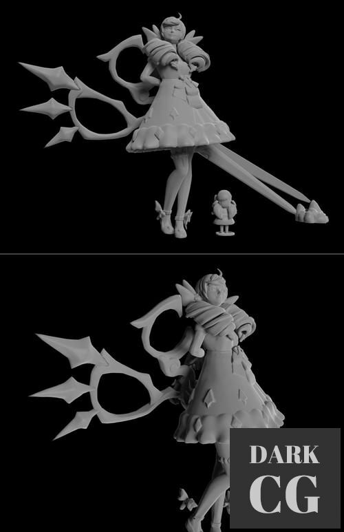 3D Model Gwen League of Legends 3D Print