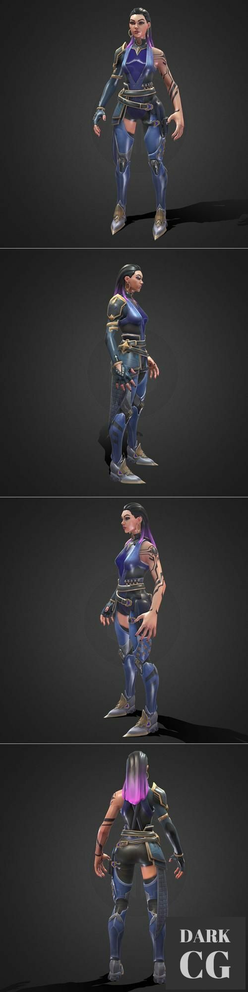 3D Model Reyna Valorant 3D Print