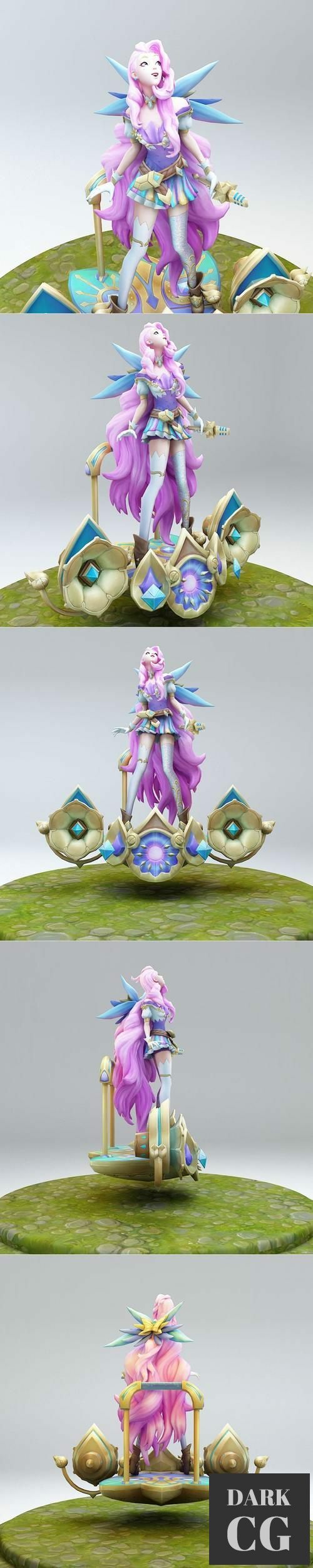 3D Model Seraphine League of Legends 3D Print
