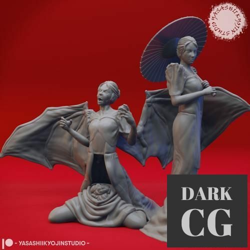 3D Model Manananggal Tabletop Miniature 3D Print