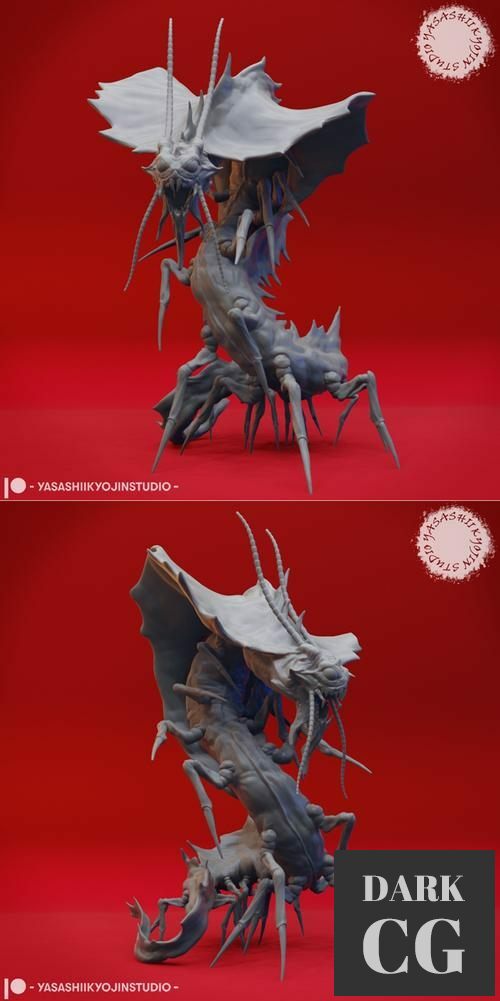 Remorhaz - Tabletop MIniature – 3D Print