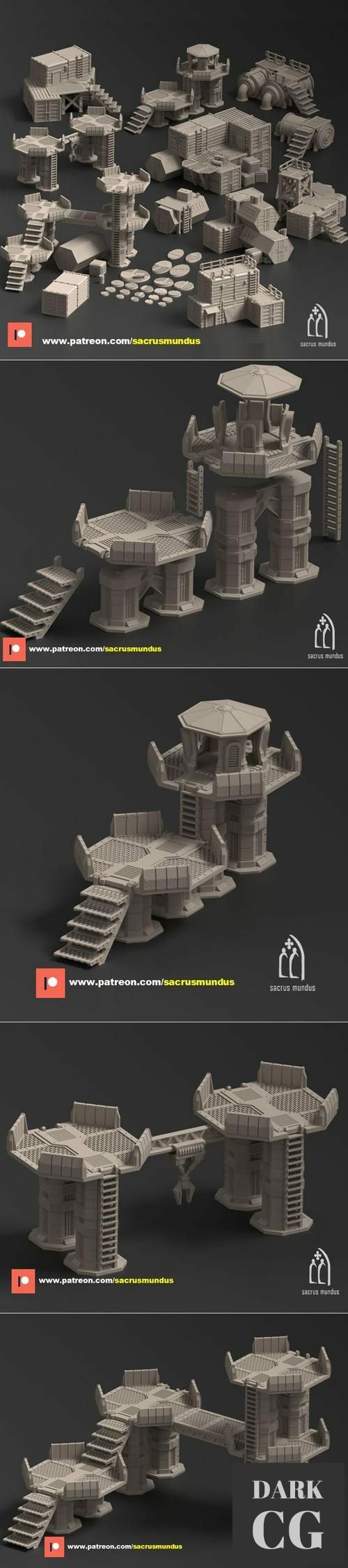 Kyhlden. Hive City Docks – 3D Print