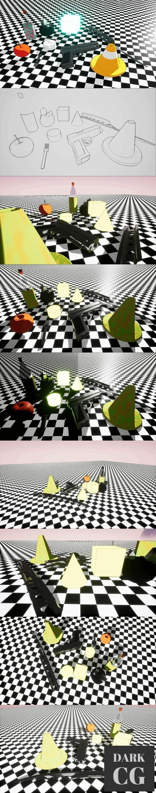 Unreal Engine CelEdge Cel Shading Outline Post Process