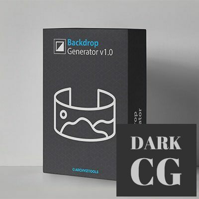Backdrop Generator 1.0 for 3dsmax 2018 to 2022 Win