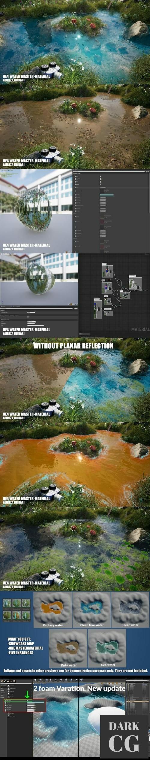 Unreal Engine Ultimate Water Shader Meshingun Studio
