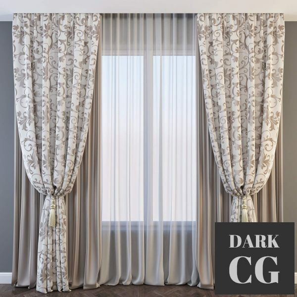 3D Model Curtain 199