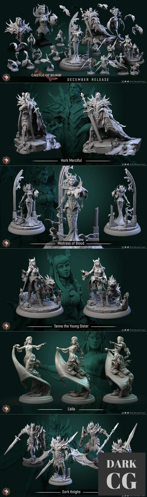 White Werewolf Tavern - Castle of Blood December 2021 – 3D Print