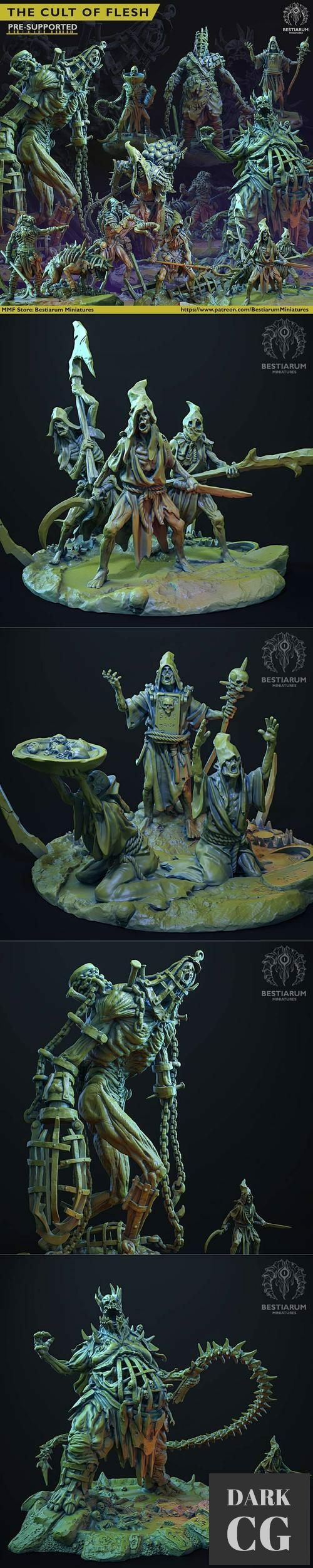 Bestiarum Miniatures - The Cult of Flesh December 2020 – 3D Print