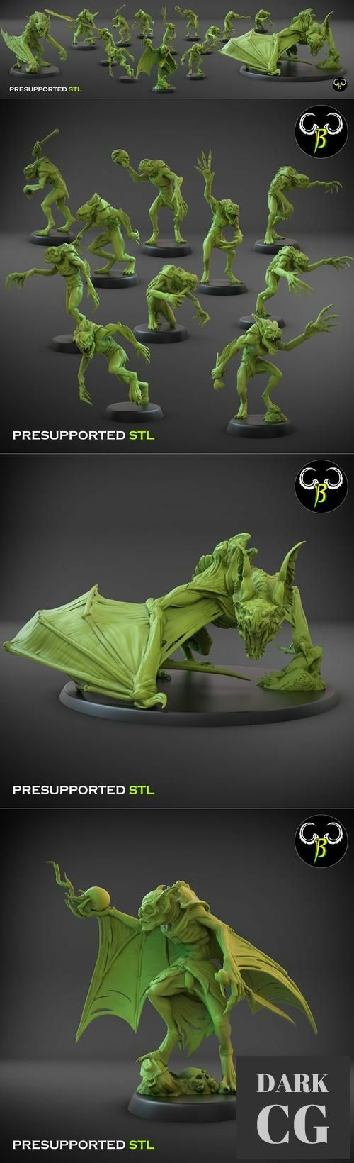 Clay Beast Creation - Crypt Nightmares March 2021 – 3D Print