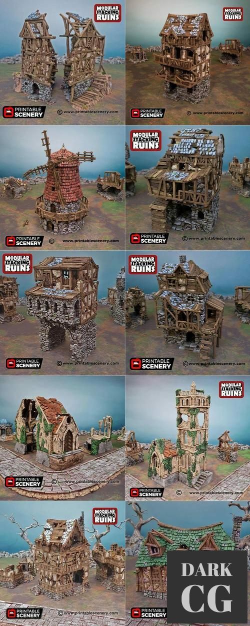 Shadowfey Ruins Complete – 3D Print