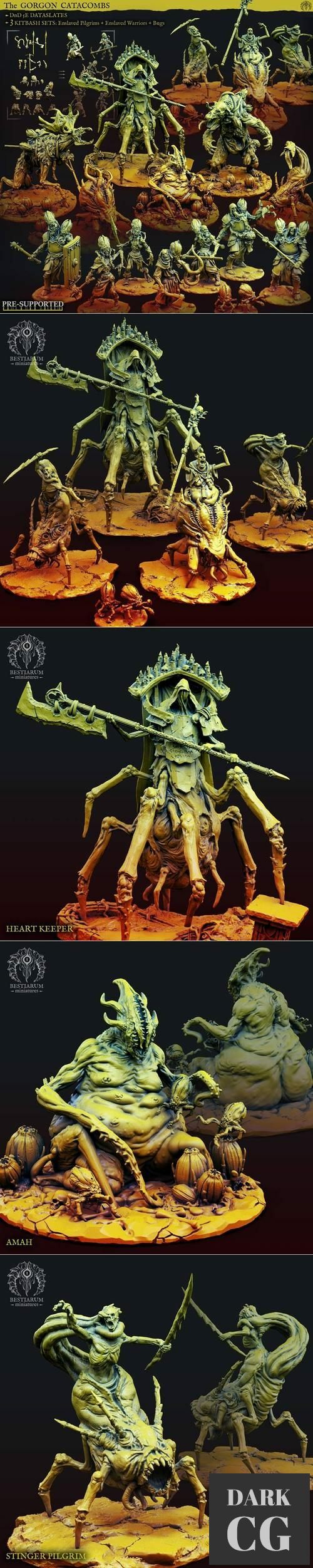 Bestiarum Miniatures - The Gorgon Catacombs April 2021 – 3D Print