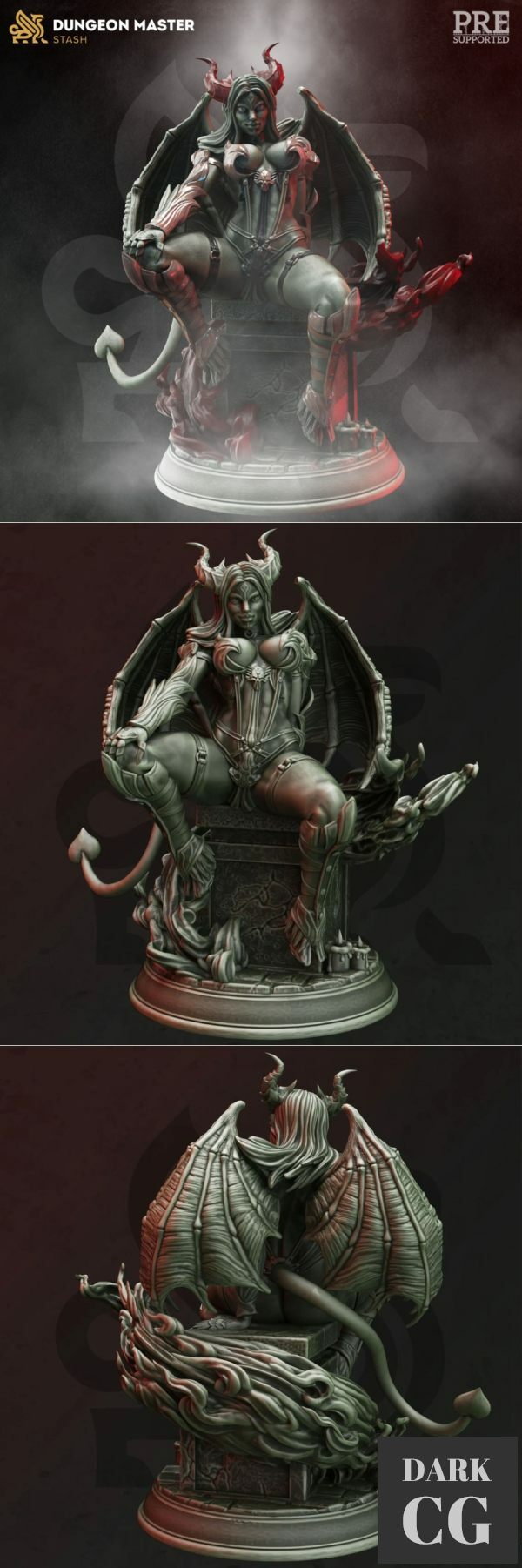 Vehryn – Petrified Succubus